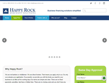 Tablet Screenshot of happyrockms.com